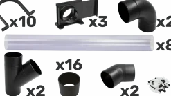 IGM Zubehörsatz PRO für Absaugung Ø 100 mm