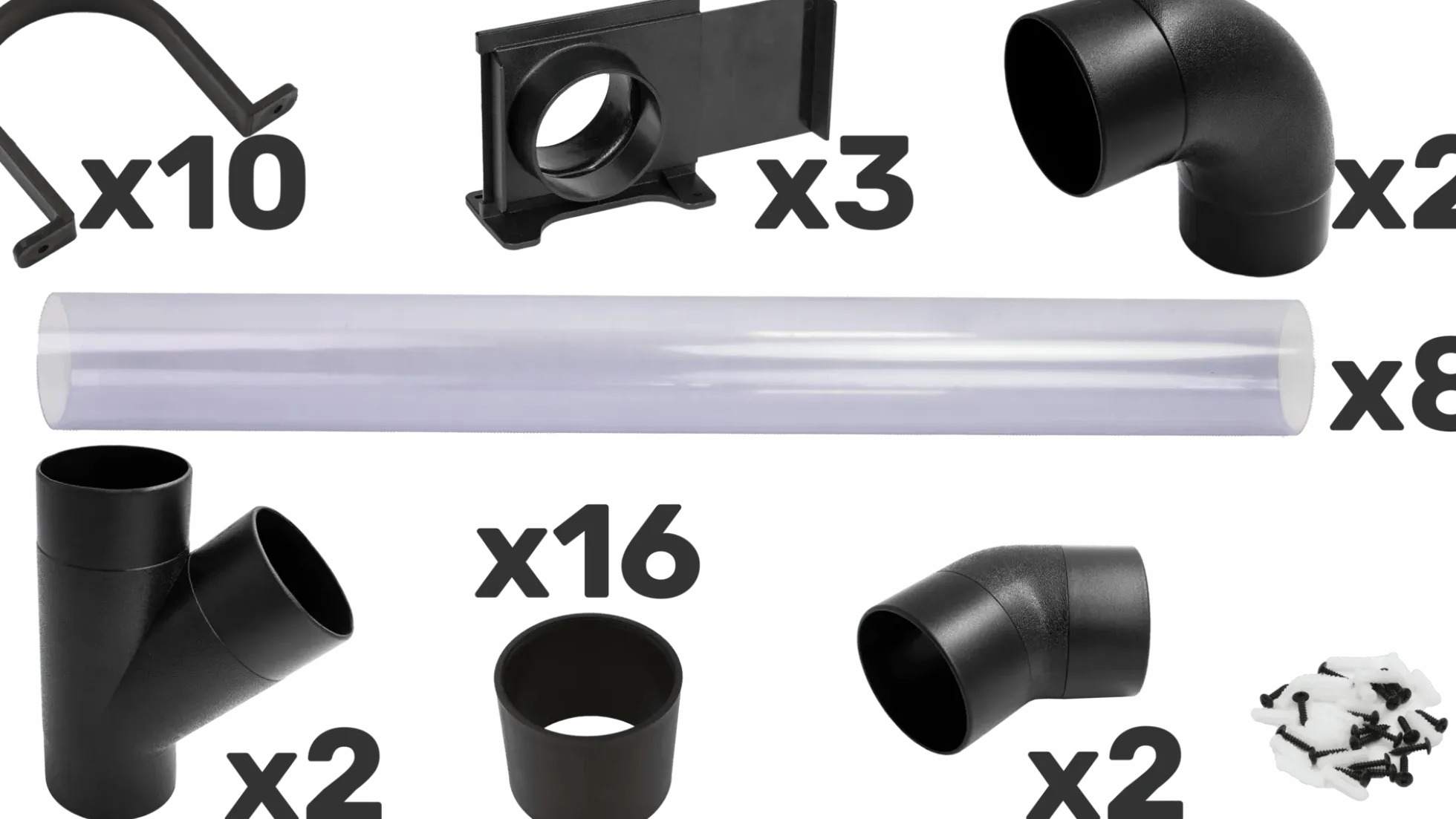IGM Zubehörsatz PRO für Absaugung Ø 100 mm