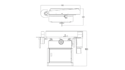 Kantenschleifmaschine Holzprofi Maker KSM2600, oszillierend