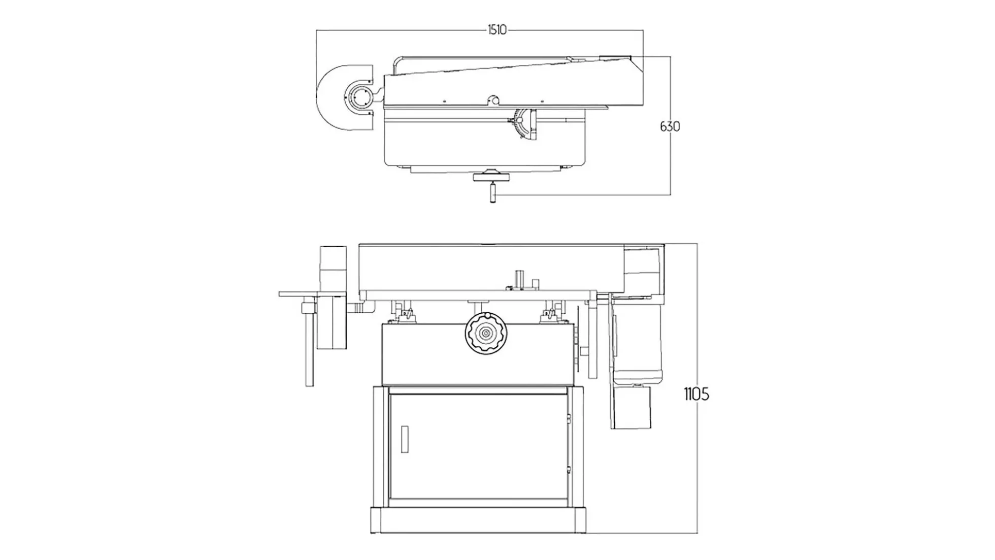 Kantenschleifmaschine Holzprofi Maker ES6108, oszillierend