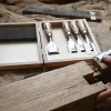 KIRSCHEN Kurzbeitelsatz im Holzkasten, 5-teilig