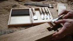 KIRSCHEN Kurzbeitelsatz im Holzkasten, 5-teilig