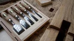 KIRSCHEN Kurzbeitelsatz im Holzkasten, 5-teilig