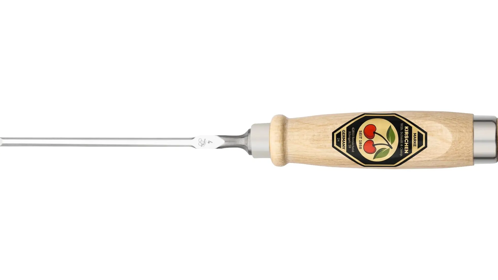 KIRSCHEN Stechbeitel mit Weißbuchenheft, 4 mm