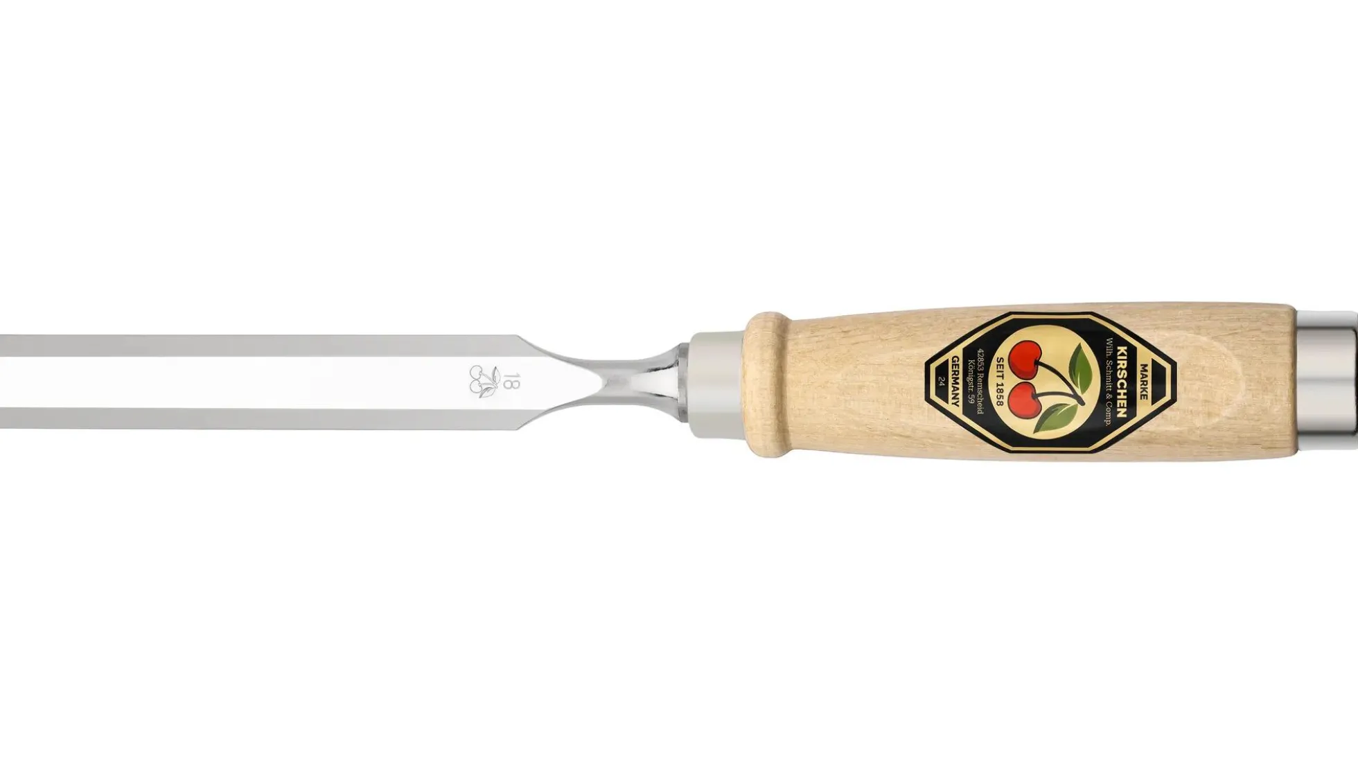 KIRSCHEN Stechbeitel mit Weißbuchenheft, 18 mm