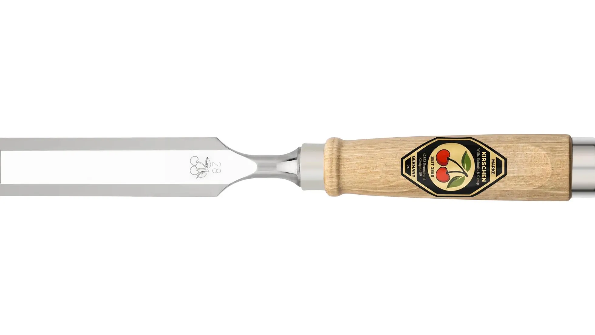KIRSCHEN Stechbeitel mit Weißbuchenheft, 28 mm
