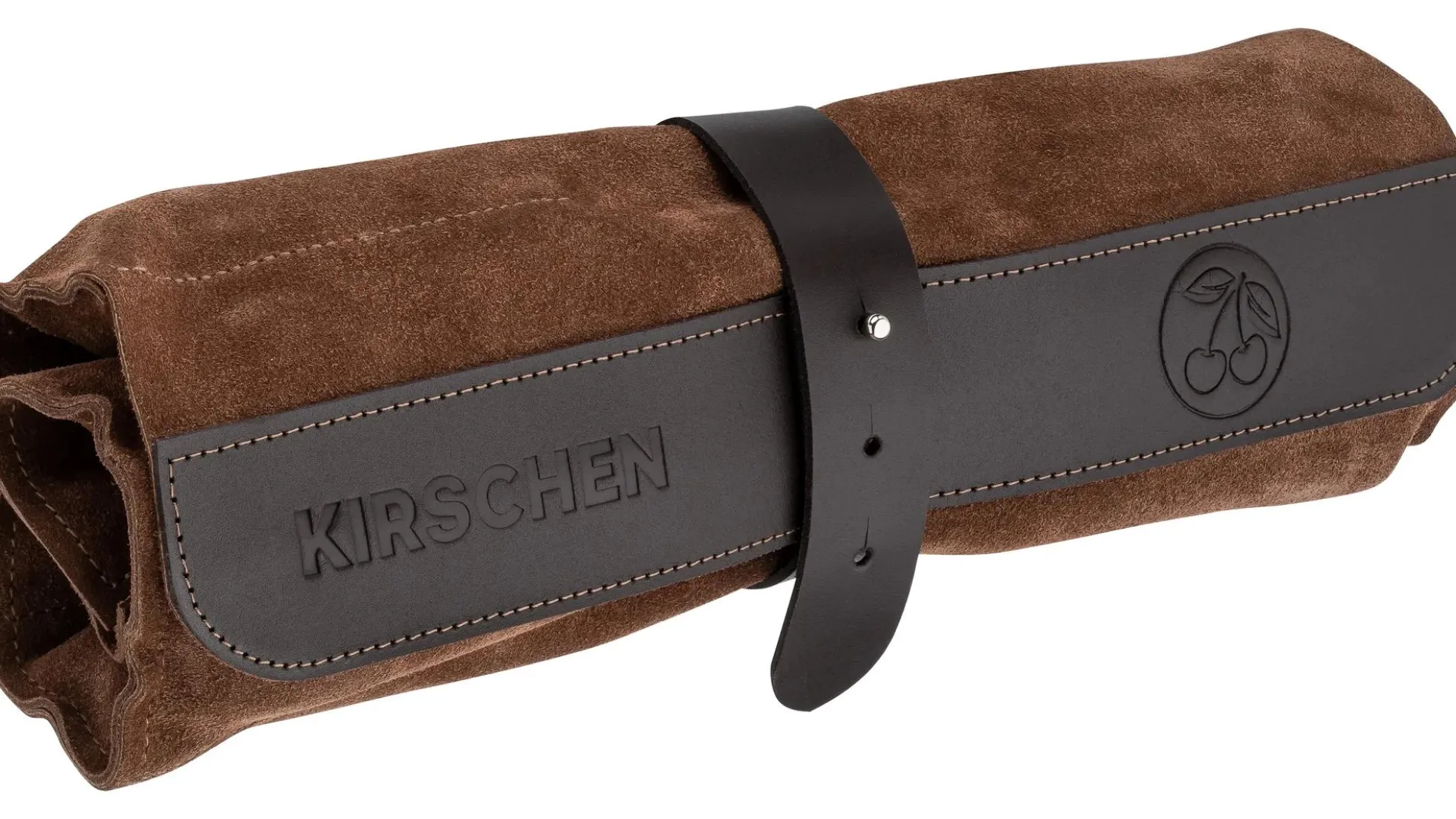 KIRSCHEN Stechbeitelsatz in Veloursledertasche, 4-teilig