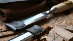 KIRSCHEN Stechbeitelsatz in Veloursledertasche, 8-teilig