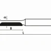 Kopierfräser mit doppeltem Kugellager D 6,4 mm