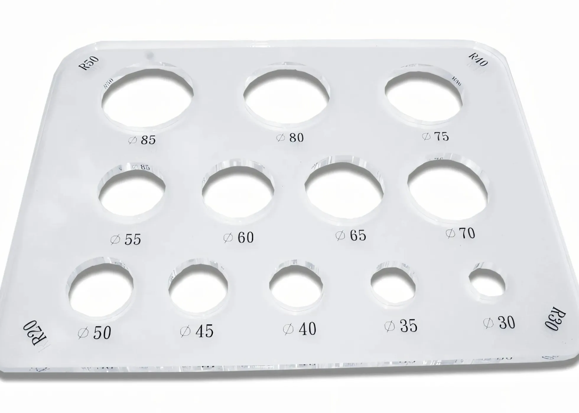 Kreisschablonen Set für Oberfräsen