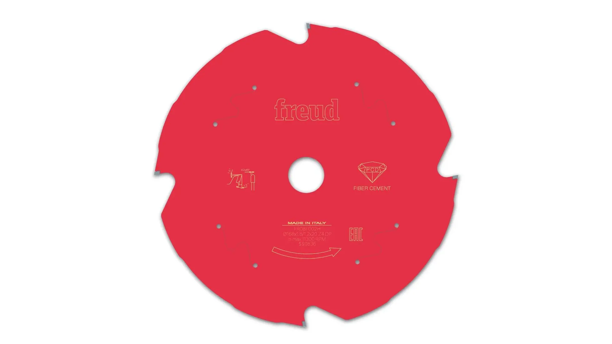 Kreissägeblatt DIA 168 x 1.8/1.2 x 20 mm, Z=4