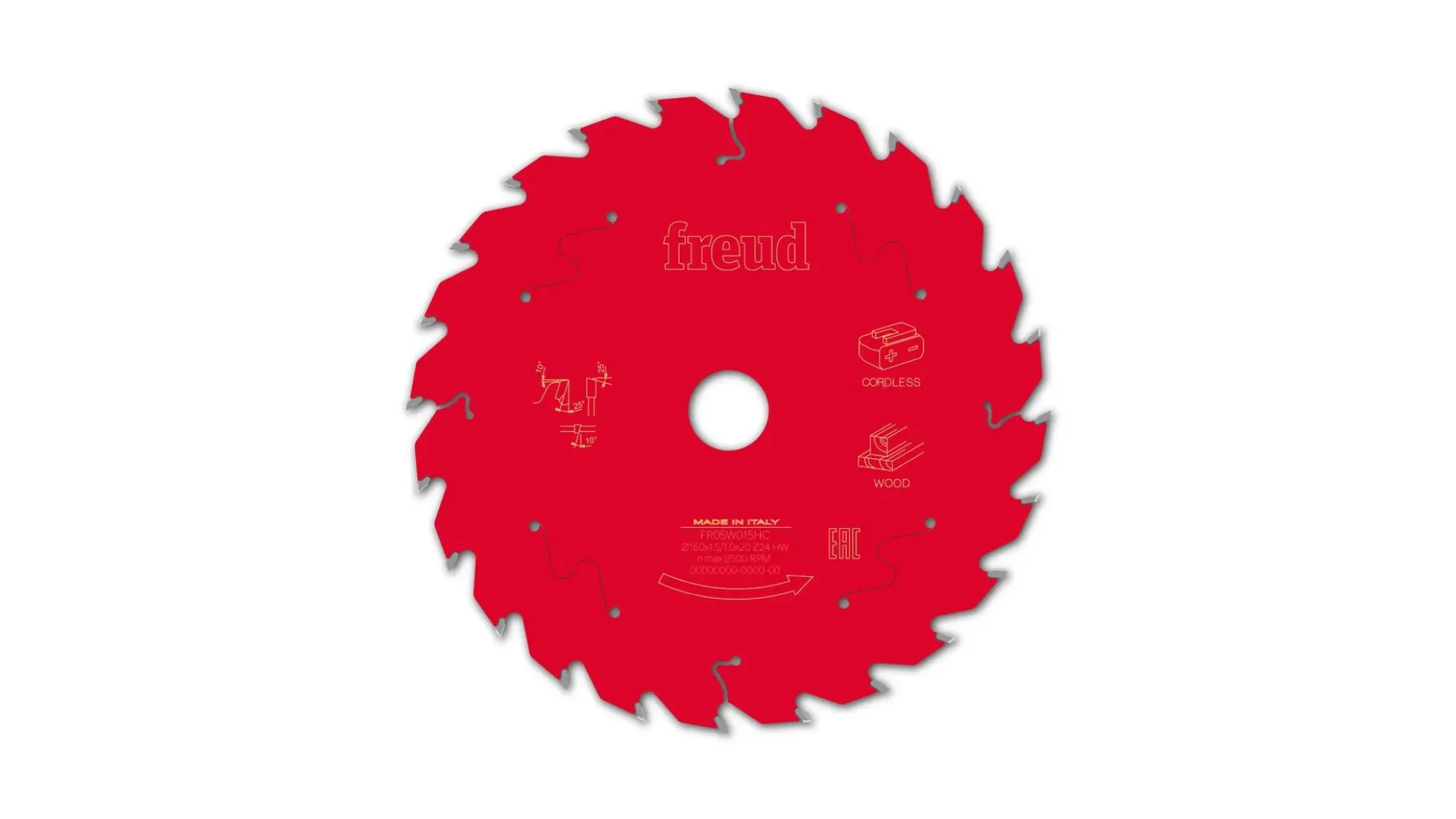 Kreissägeblatt HM 160 x 1.5/1.0 x 20 mm, Z=24