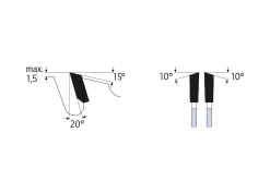 Kreissägeblatt HM 250 x 3,2/2,2 x 30 mm, Z= 24
