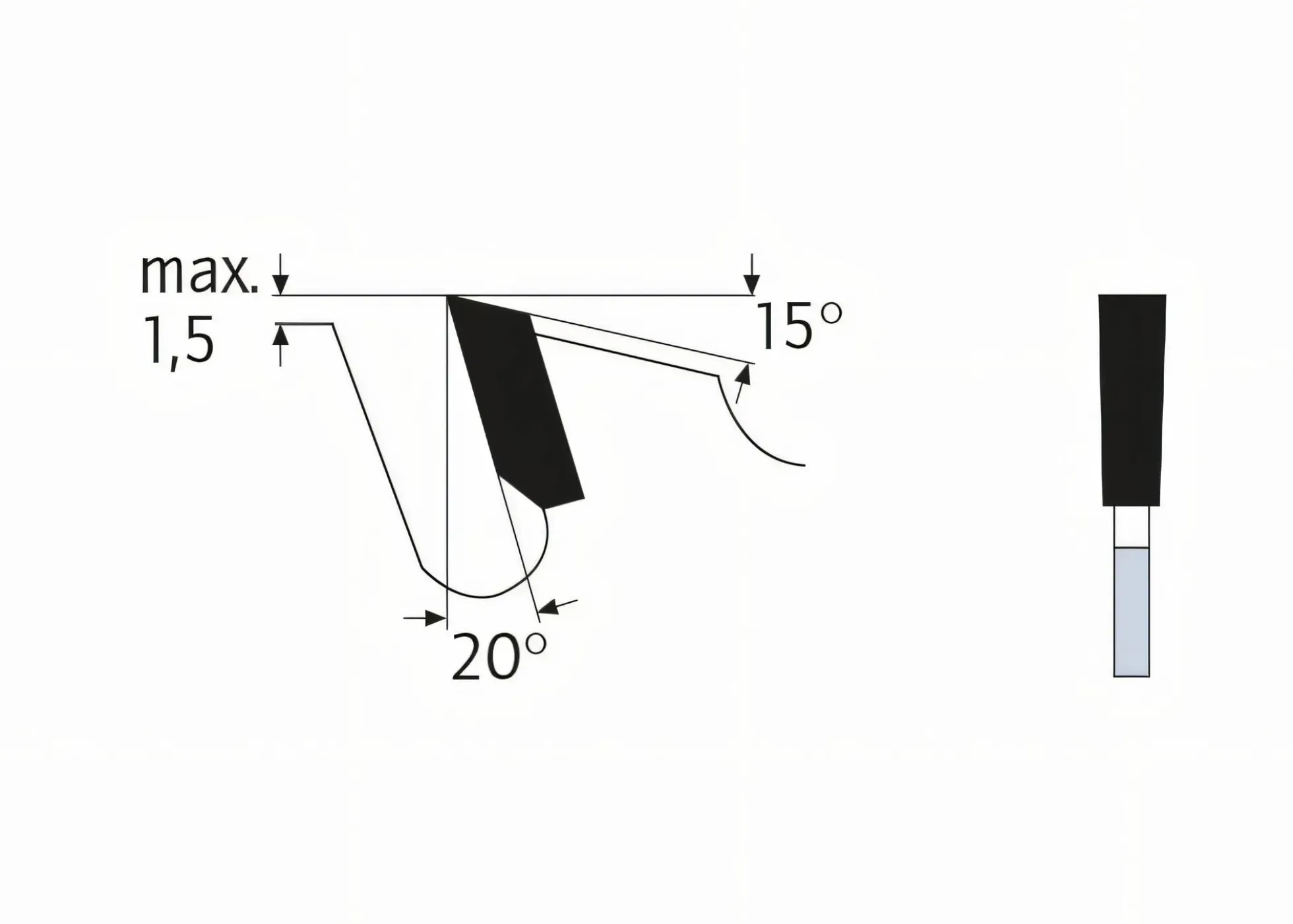 Kreissägeblatt HM 350 x 3,5/2,5 x 30 mm, Z= 16