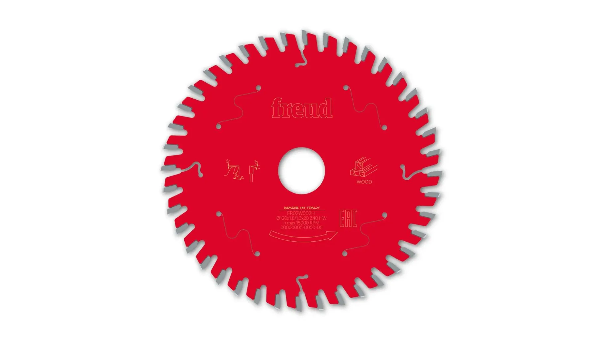 Kreissägeblatt HM 120 x 1.8/1.3 x 20 mm, Z=40