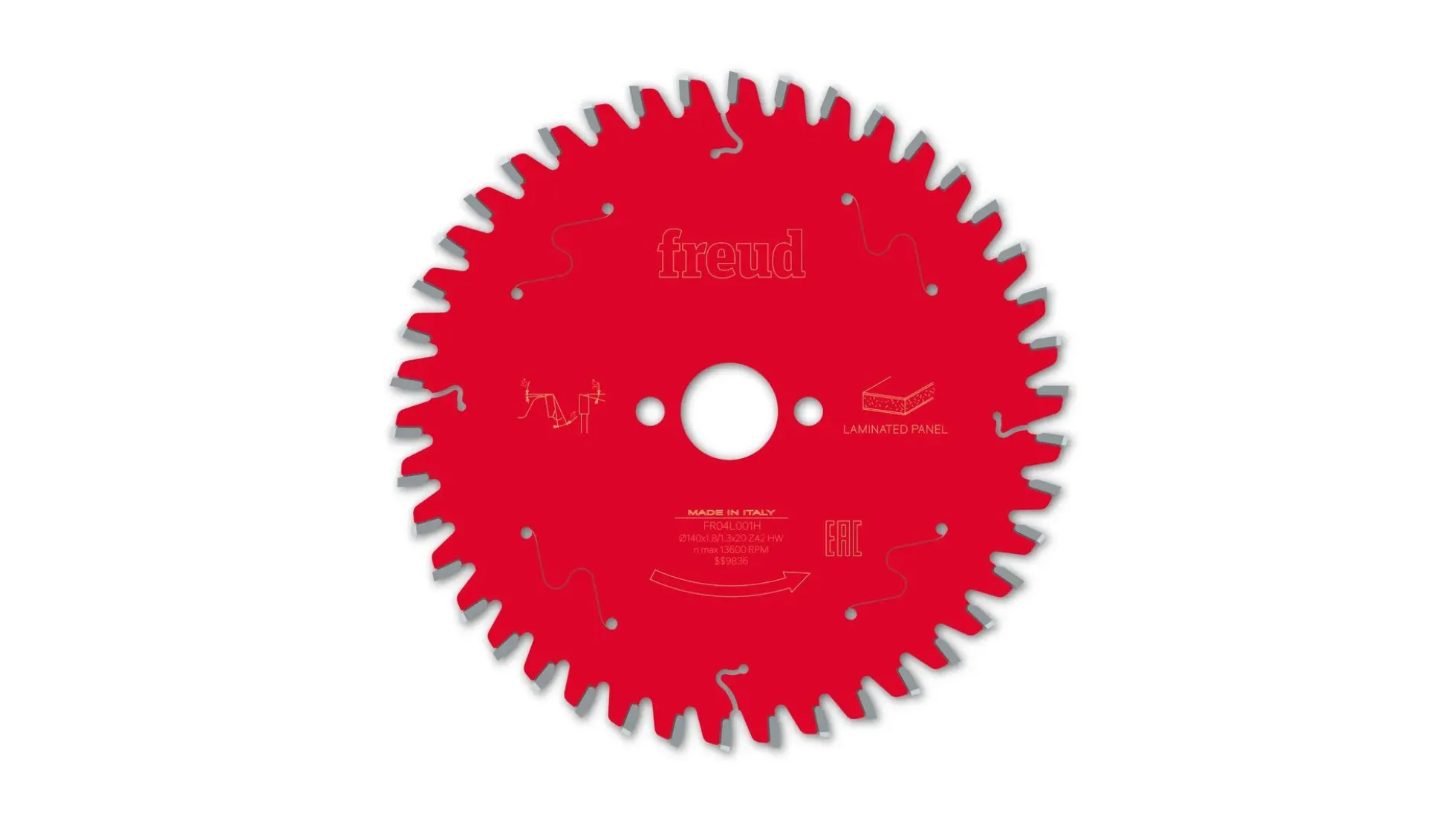 Kreissägeblatt HM 140 x 1.8/1.3 x 20 mm, Z=42