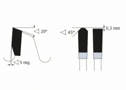 Kreissägeblatt HM 150 x 2,8/2,0 x 20/16 mm, Z=42