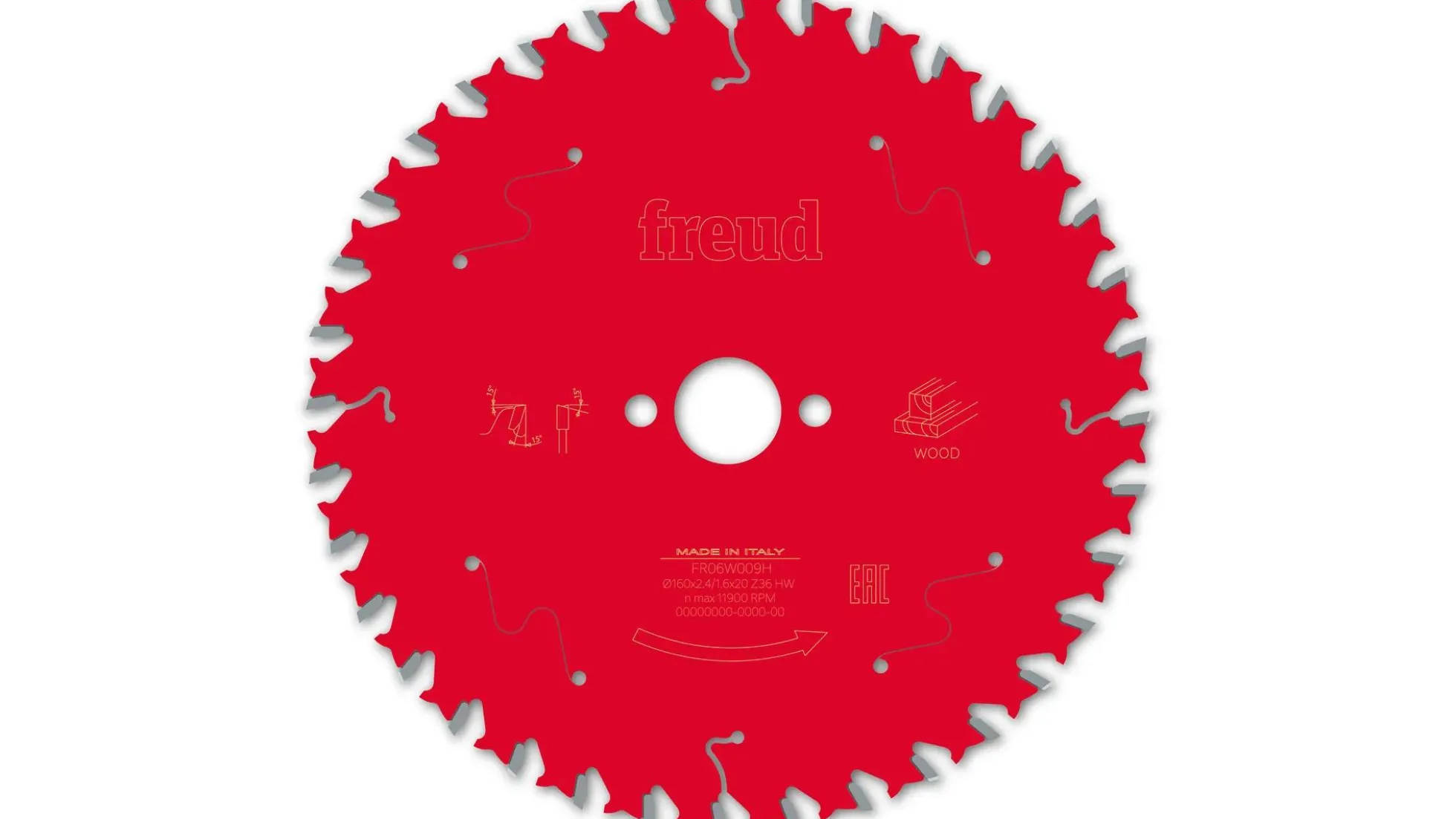 Kreissägeblatt HM 160 x 2.4/1.6 x 20 mm, Z=36