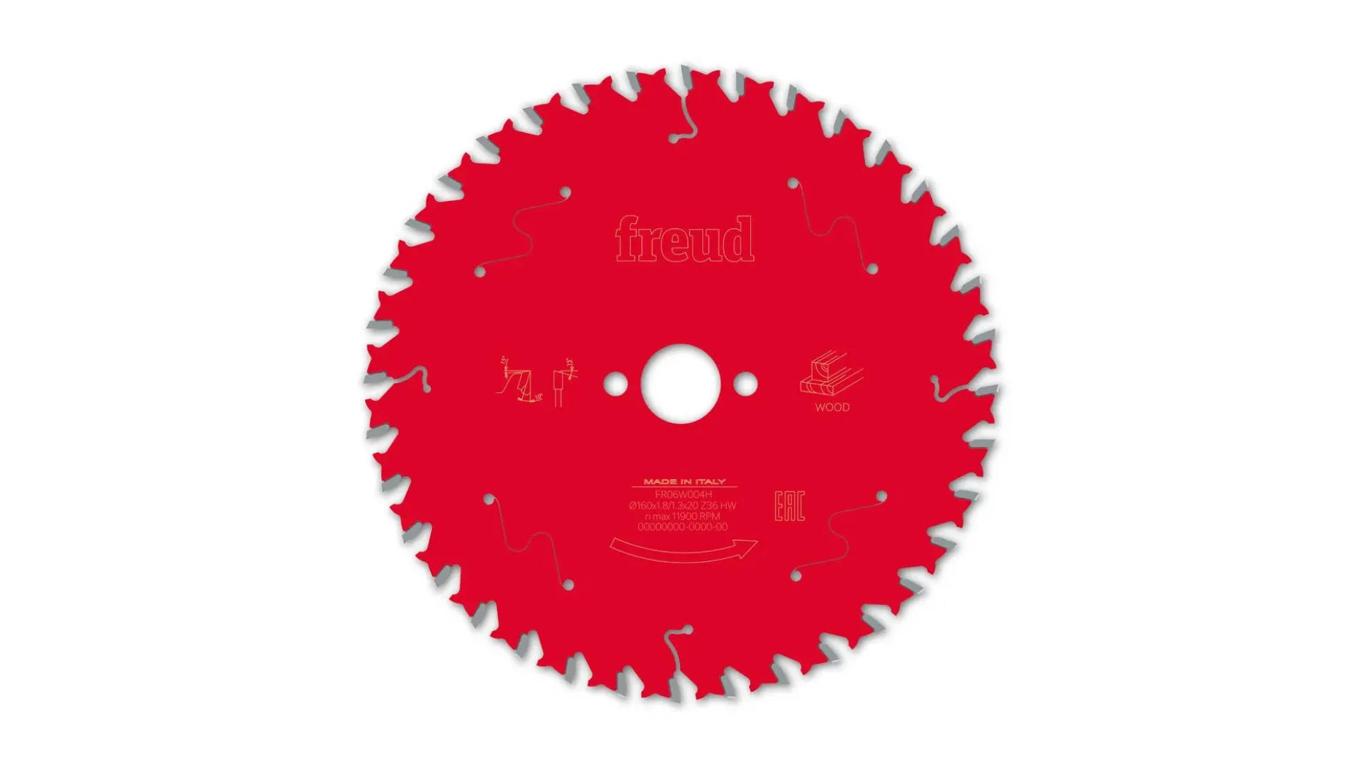 Kreissägeblatt HM 160 x 1.8/1.3 x 20 mm, Z=36