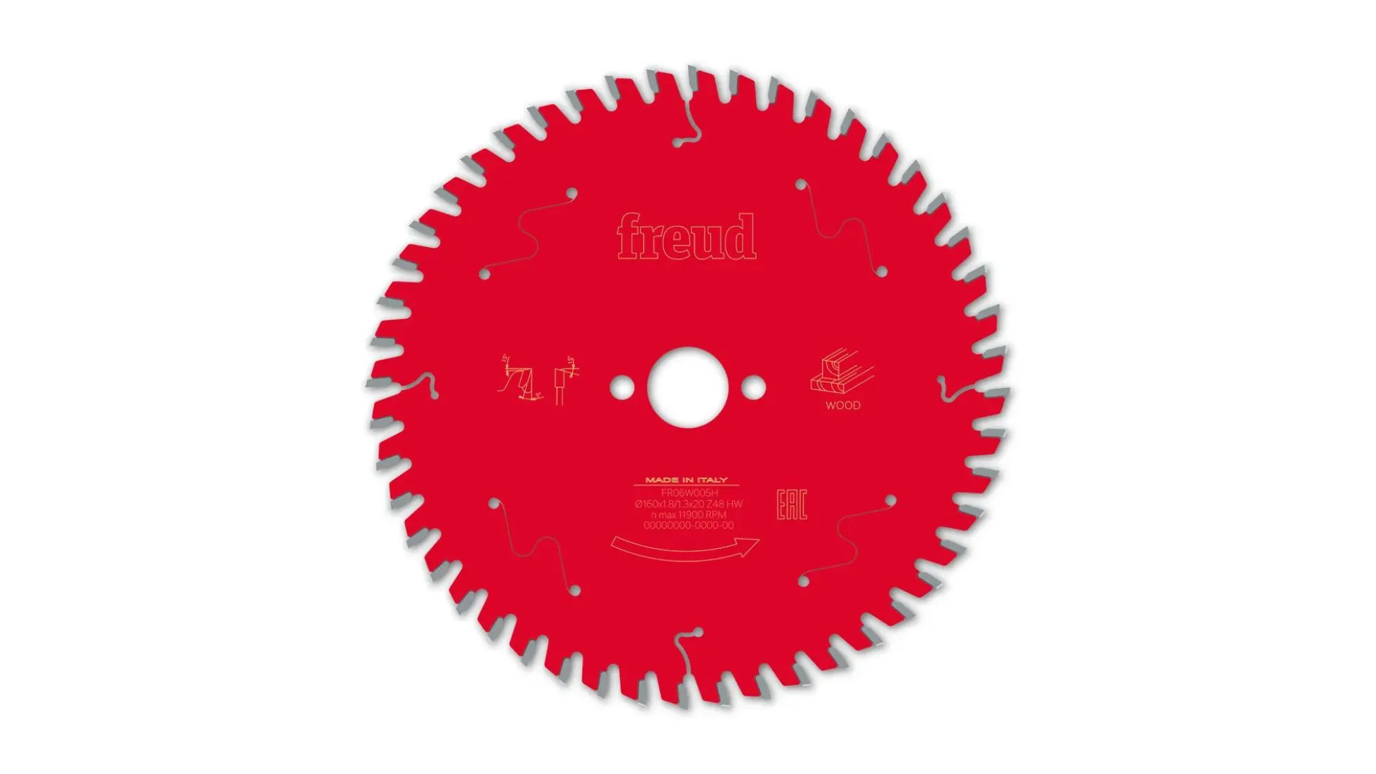 Kreissägeblatt HM 160 x 1.8/1.3 x 20 mm, Z=48