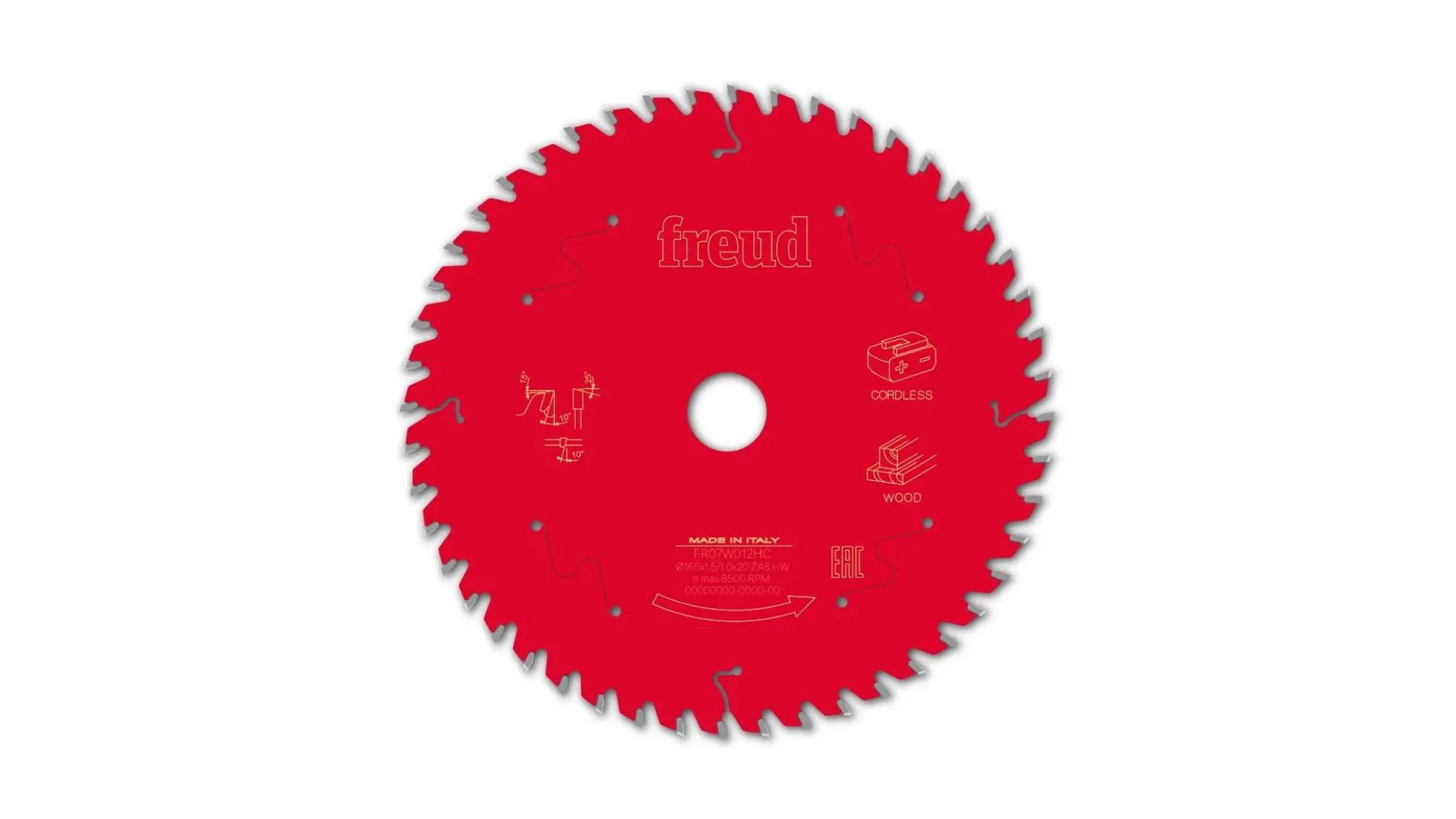 Kreissägeblatt HM 165 x 1.5/1.0 x 20 mm, Z=48