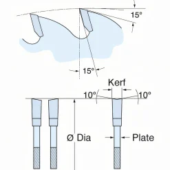 Kreissägeblatt HM 165 x 2,4/1,6 x 20 mm, Z=48
