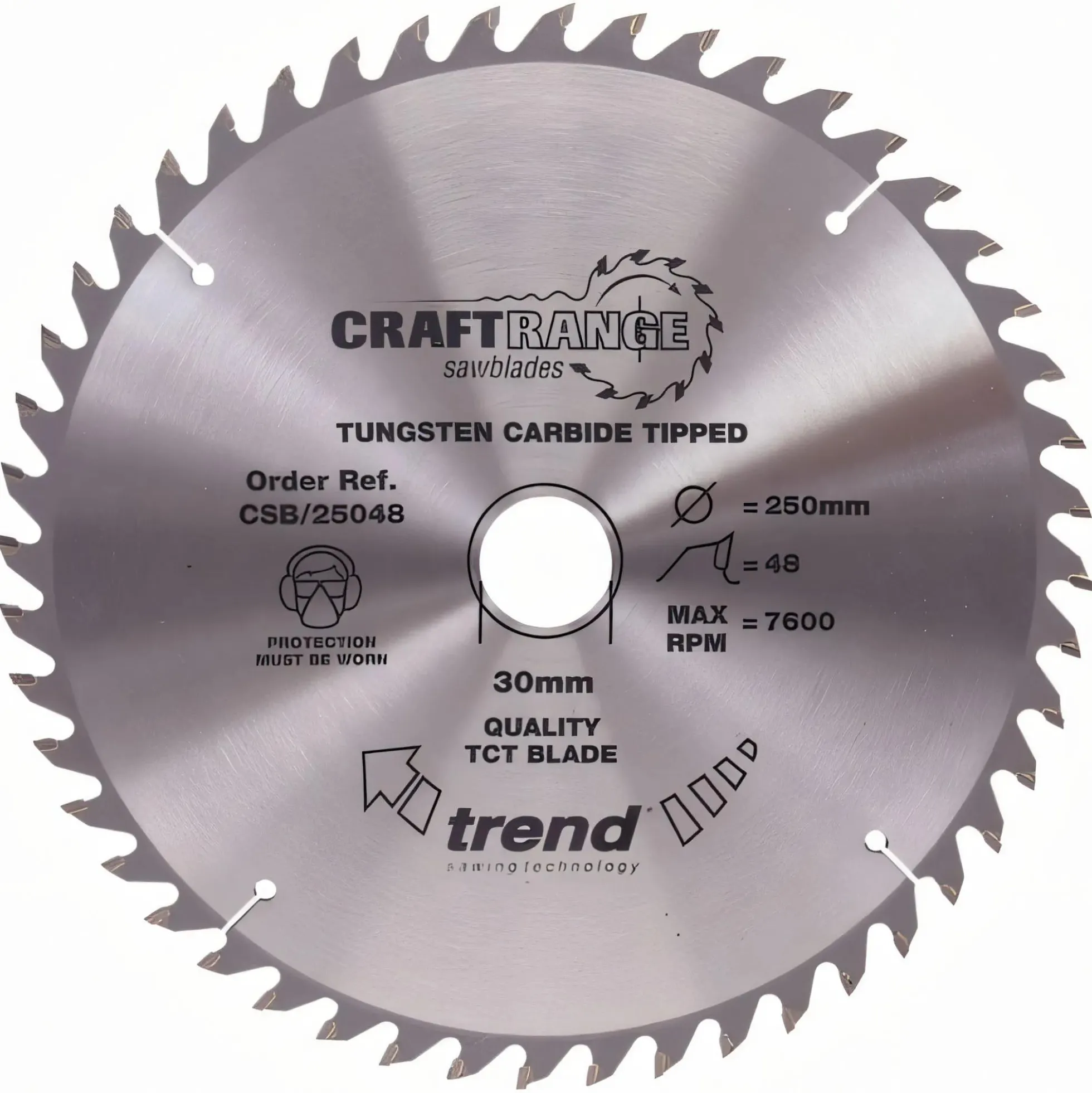 Kreissägeblatt HM 165 x 2,4/1,6 x 20 mm, Z=48
