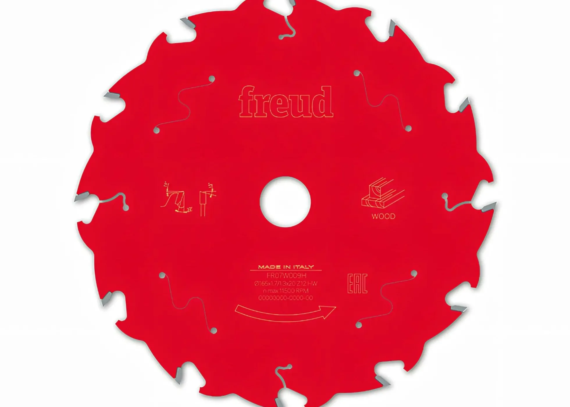 Kreissägeblatt HM 165 x 1.7/1.3 x 20 mm, Z=12