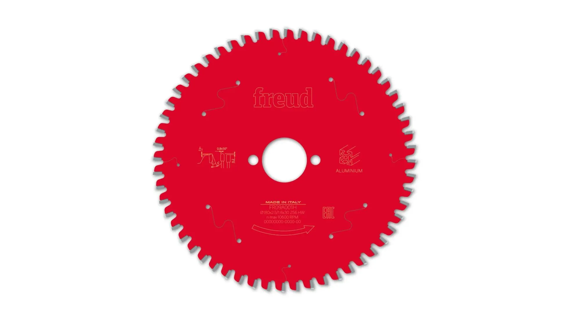 Kreissägeblatt HM 180 x 2.5/1.6 x 30 mm, Z=56