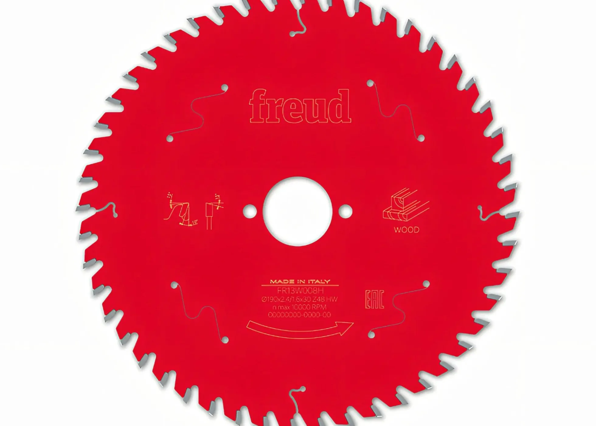 Kreissägeblatt HM 190 x 2.4/1.6 x 30 mm, Z=48