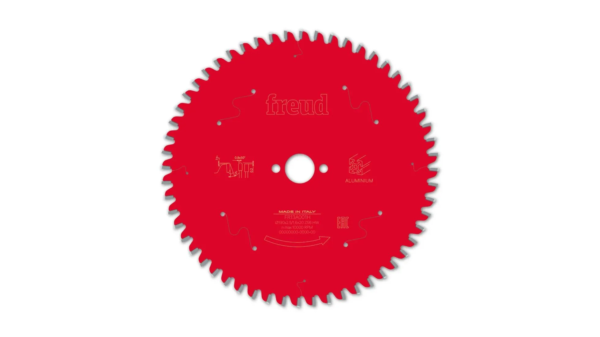 Kreissägeblatt HM 190 x 2.5/1.6 x 20 mm, Z=56