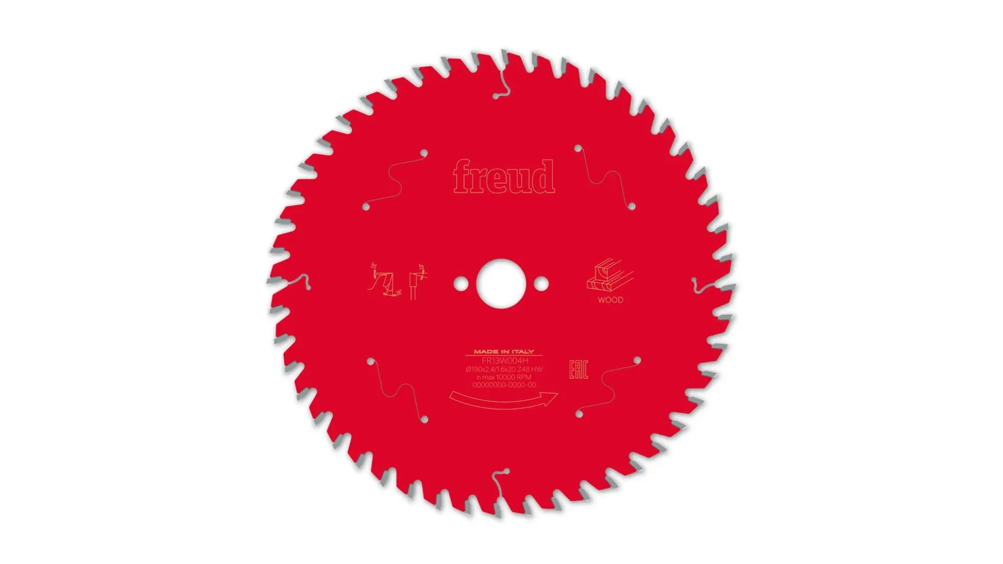 Kreissägeblatt HM 190 x 2.4/1.6 x 20 mm, Z=48