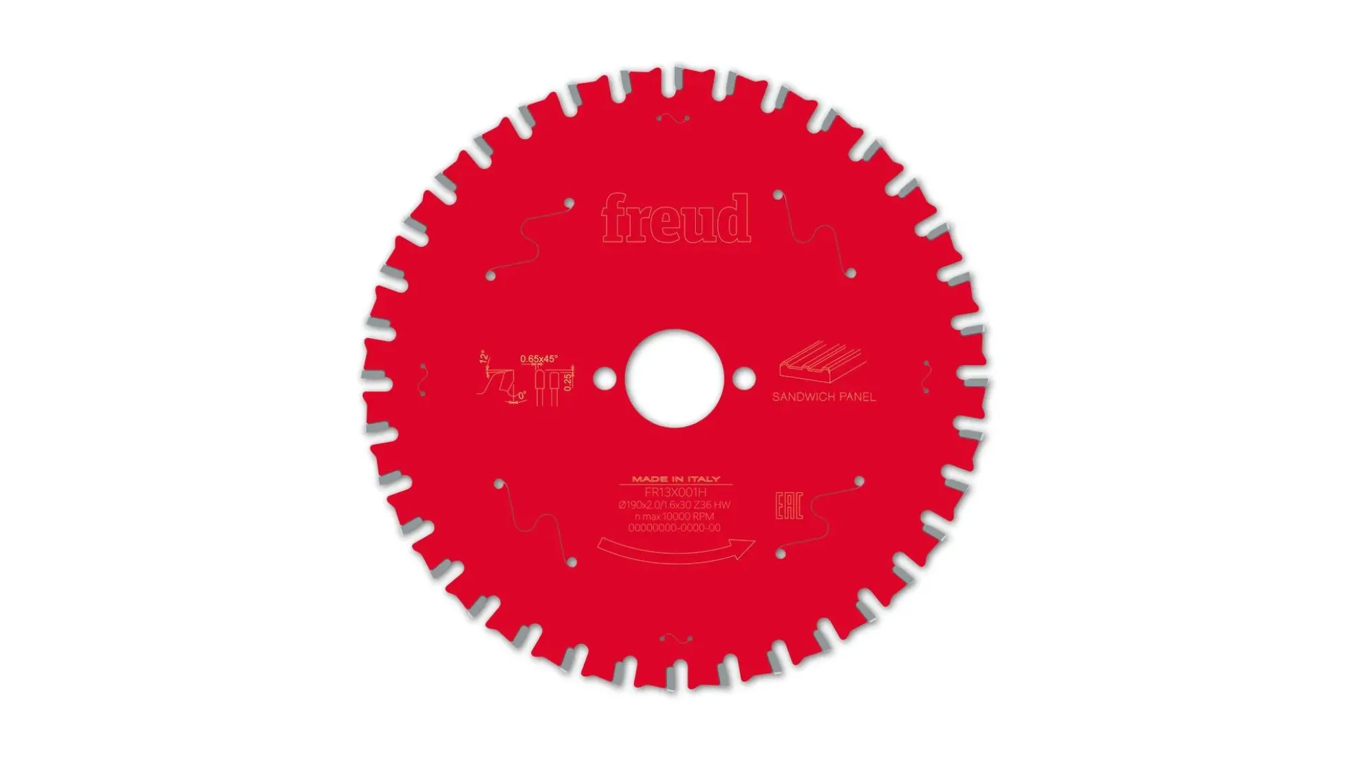 Kreissägeblatt HM 190 x 2.0/1.6 x 30 mm, Z=36