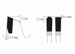 Kreissägeblatt HM 190 x 2,8/2,0 x 30 mm, Z=54