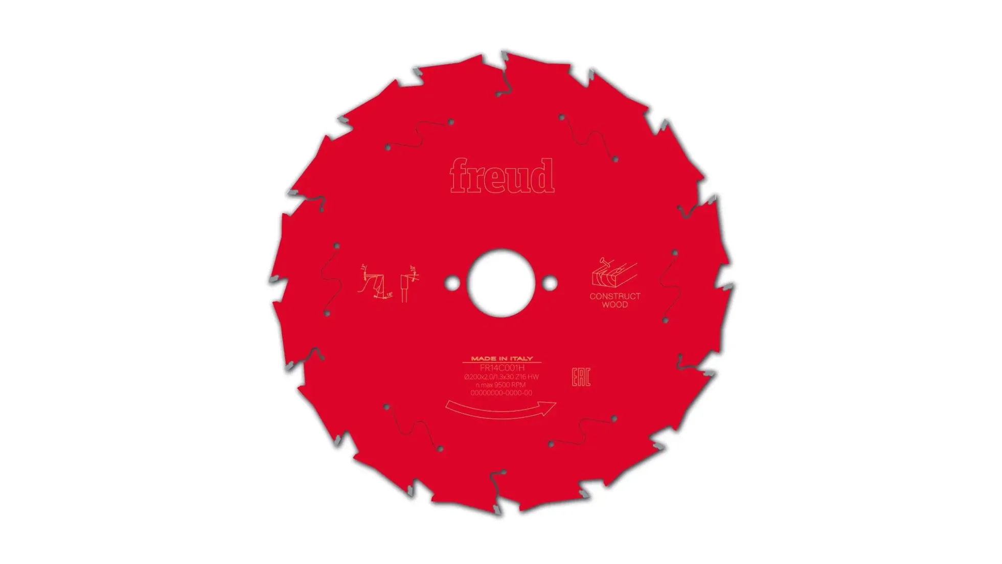 Kreissägeblatt HM 200 x 2.0/1.3 x 30 mm, Z=16