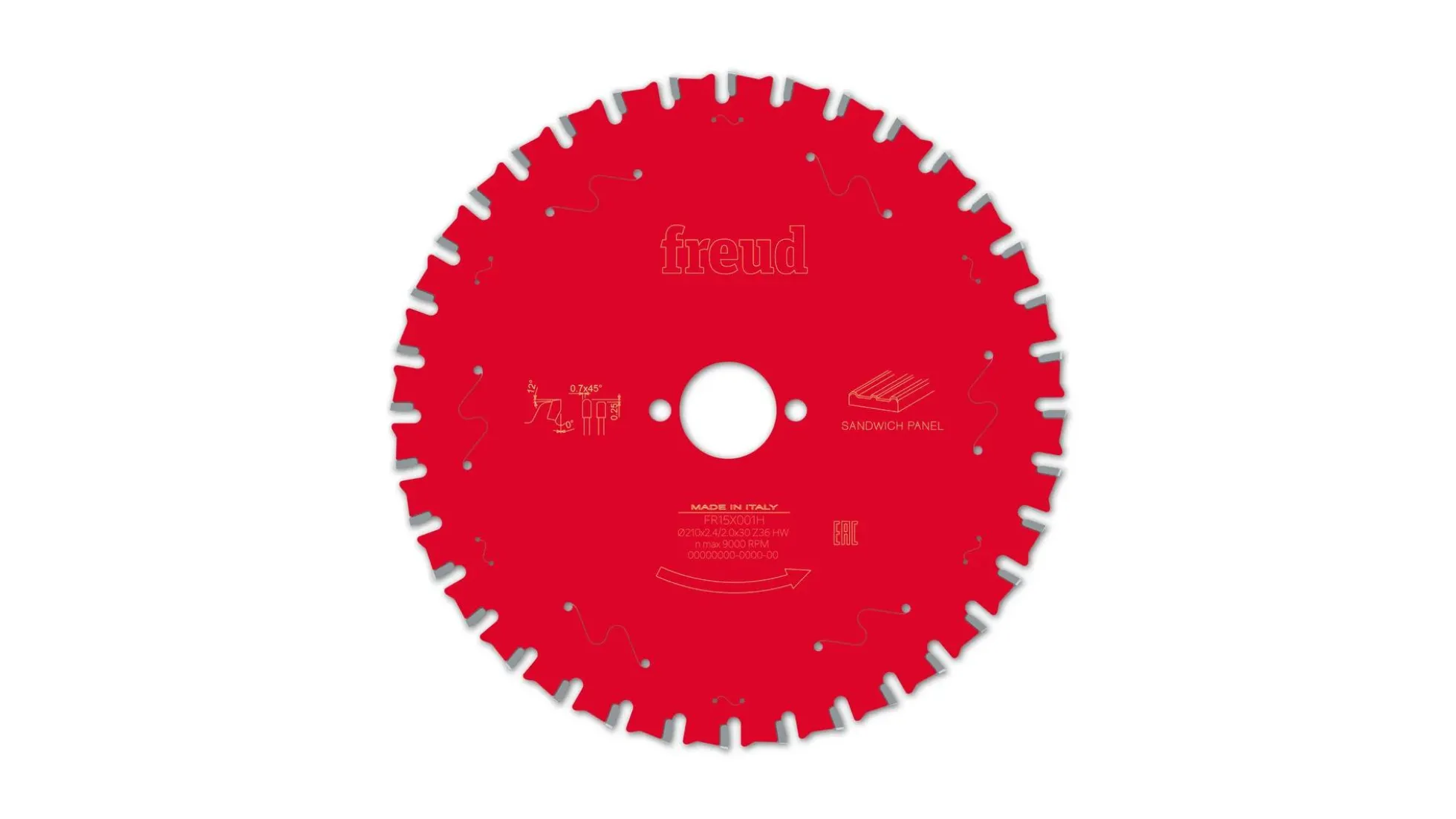 Kreissägeblatt HM 210 x 2.4/2.0 x 30 mm, Z=36