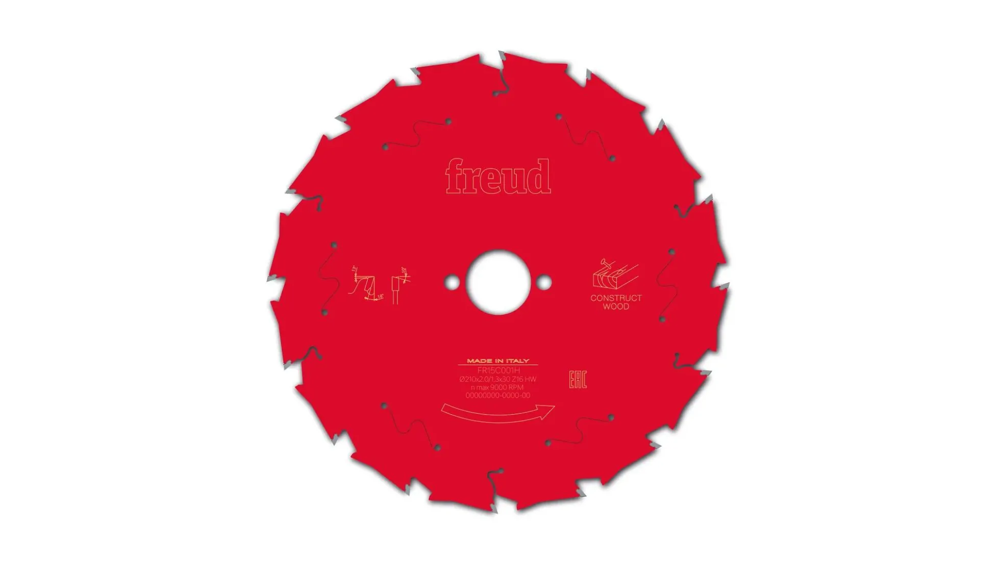 Kreissägeblatt HM 210 x 2.0/1.3 x 30 mm, Z=16