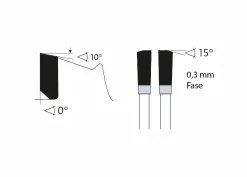 Kreissägeblatt HM 232,5 x 2,0/1,6 x 30/25,4 mm, Z=54