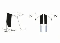 Kreissägeblatt HM 250 x 3,2/2,2 x 30 mm, Z= 80