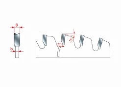 Kreissägeblatt HM 250 x 2,8/2,0 x 30 mm, Z=60