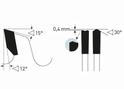 Kreissägeblatt HM 250 x 2,9/2,0 x 30 mm, Z= 60