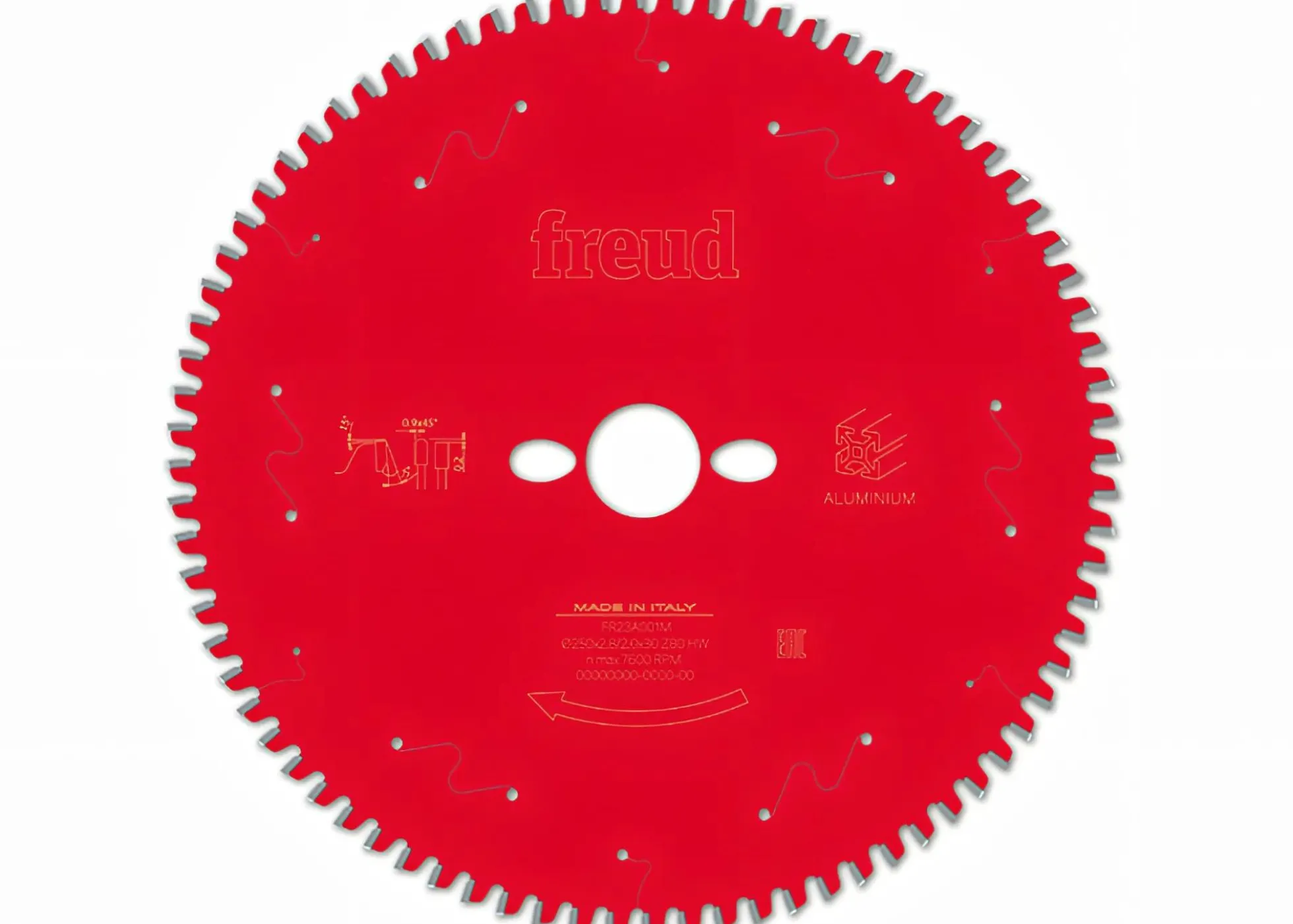 Kreissägeblatt HM 250 x 2.8/2.0 x 30 mm, Z=80