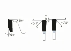 Kreissägeblatt HM 250 x 2,2/1,8 x 30/25,4 mm, Z=72