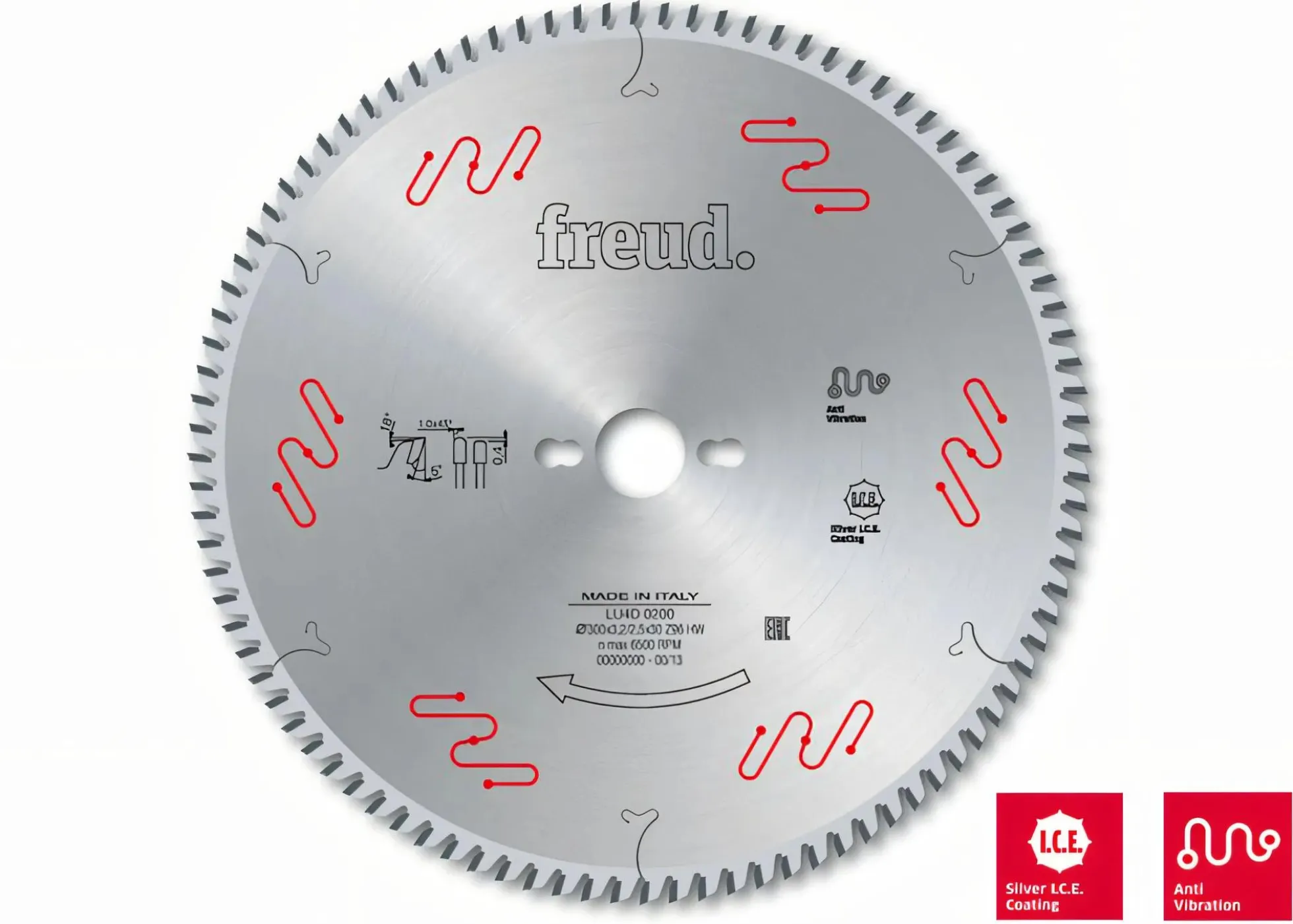 Kreissägeblatt HM 250 x 3.2/2,5 x 30 mm, Z=80 DTZ