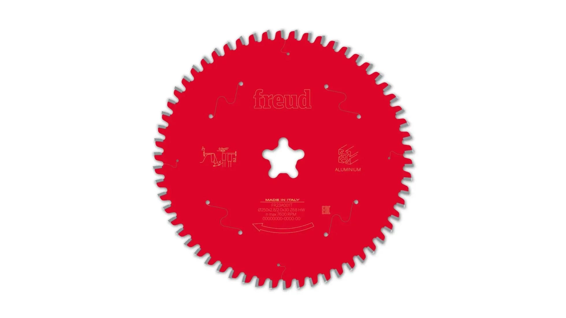 Kreissägeblatt HM 190 x 2.6/1.8 x Star, Z=58