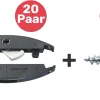 LAMELLO Clamex S-20, 20 Paar + Schrauben