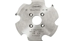 LAMELLO P-System Nutfräser für Zeta, DP, Ø100.4x7xØ22 mm, Z3, NL