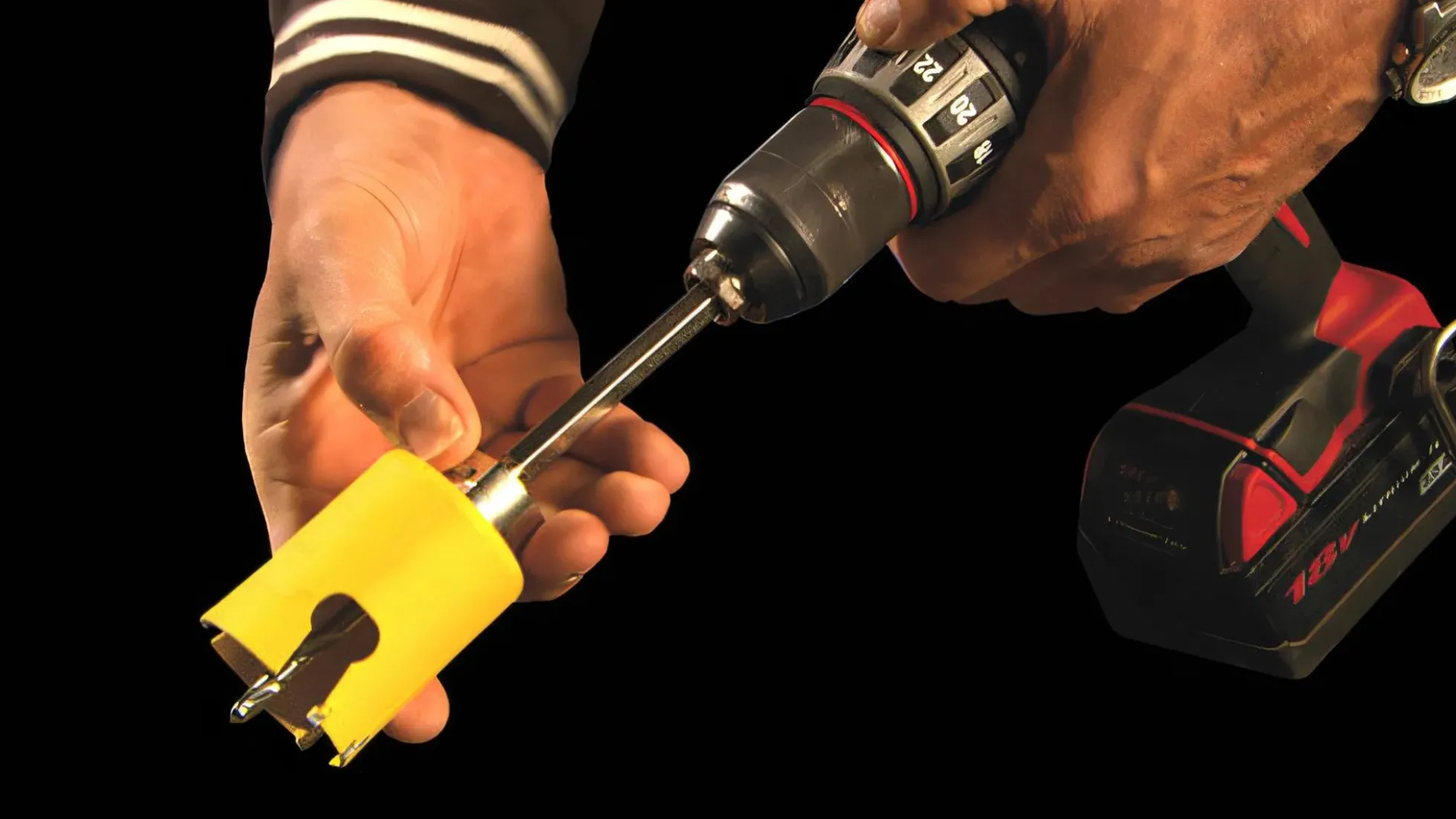 Lochsäge HM lang Click & Drill Ø111