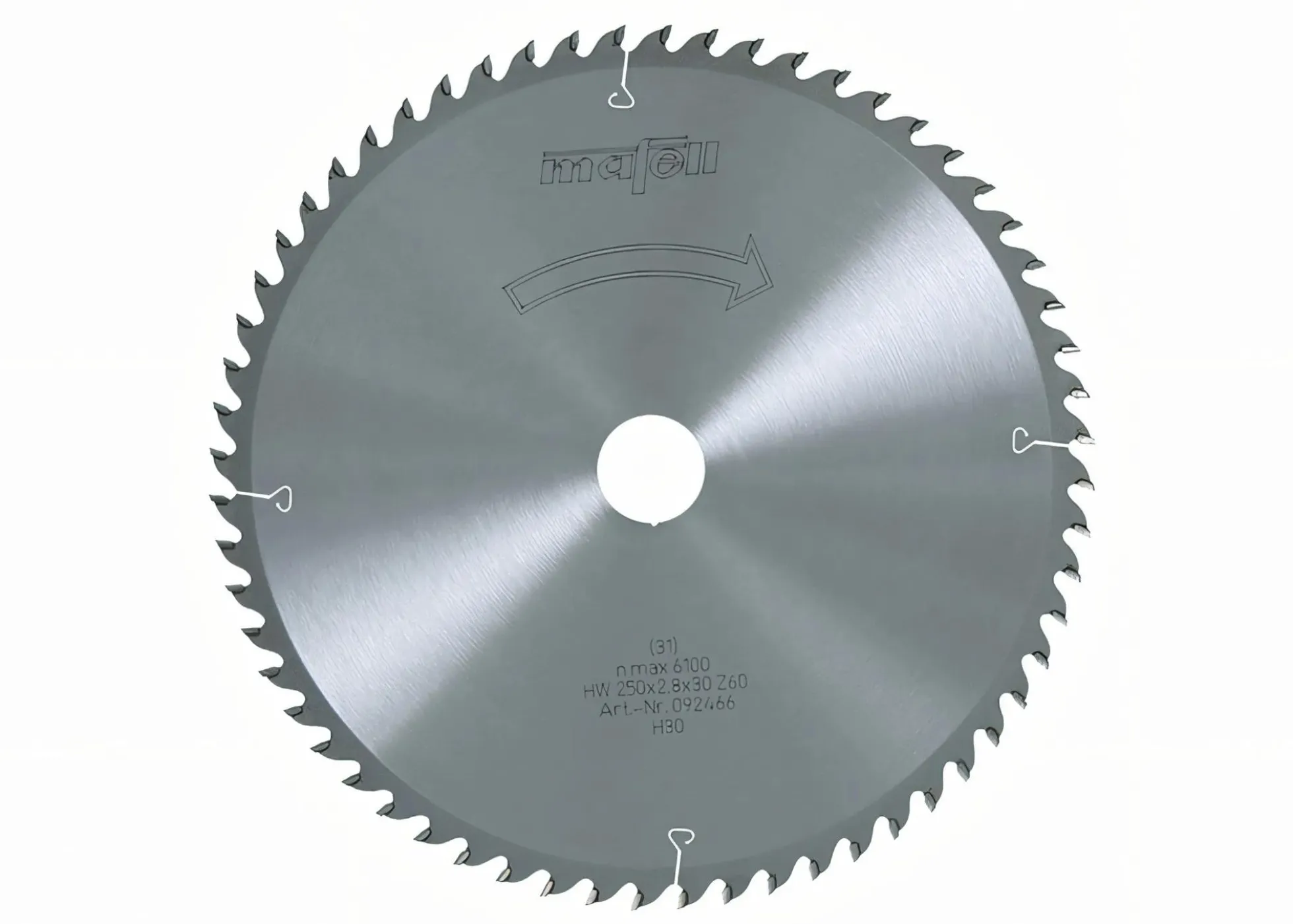 MAFELL Kreissägeblatt, 250x2,8/1,8x30, Z=60