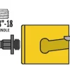 Mandrex MXqs ONE-CLICK Adapter mit 1/2"-20 UNF-Gewinde